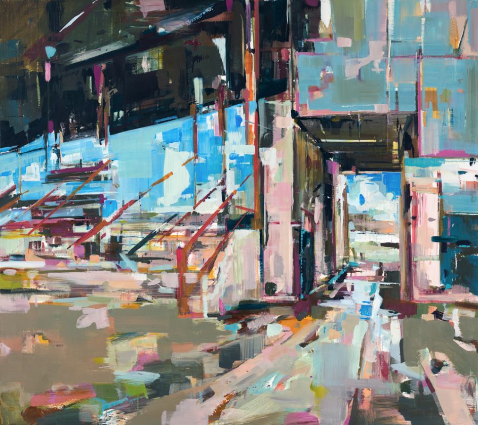 Best Seat, oil on canvas, 80x90cm. © Katharine Le Hardy