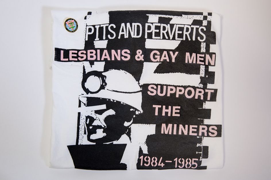Pits and Perverts T-Shirt (Lesbians and Gay Men Suppport the Miners)  © Museums Sheffield