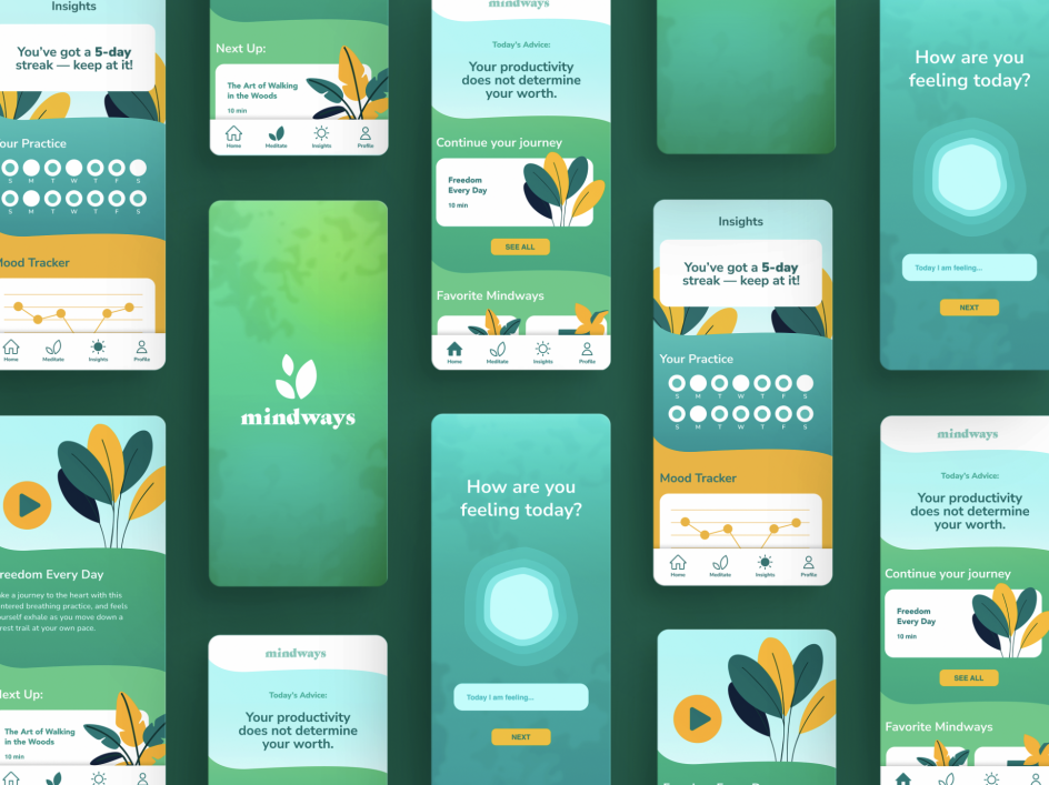 Mindways Meditation App by Logan Beck