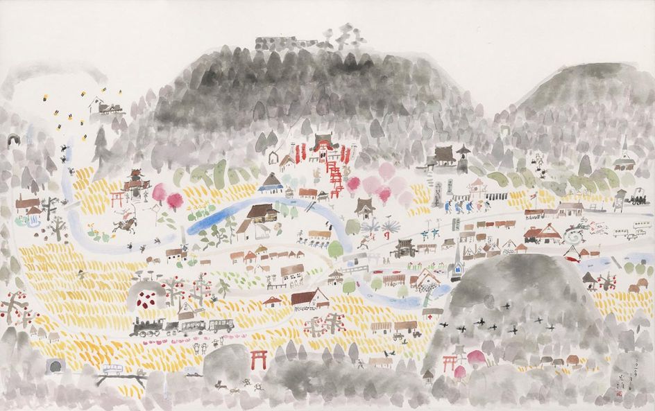 Memories of Tsuwano (Tsuwano no kioku) (Courtesy of Anno Art Museum)