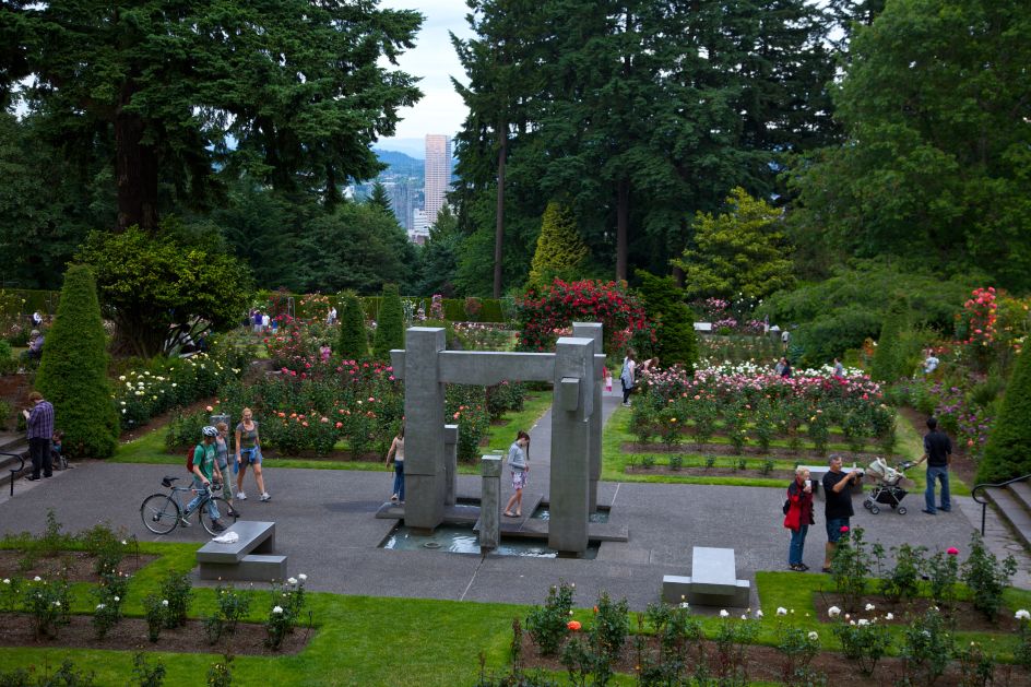 International Rose Test Garden. Image courtesy of Travel Portland
