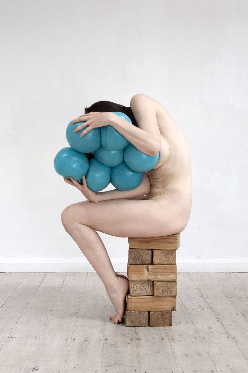 I Was Never Good at Yoga, Exercise Balls, May 2015, © Polly Penrose