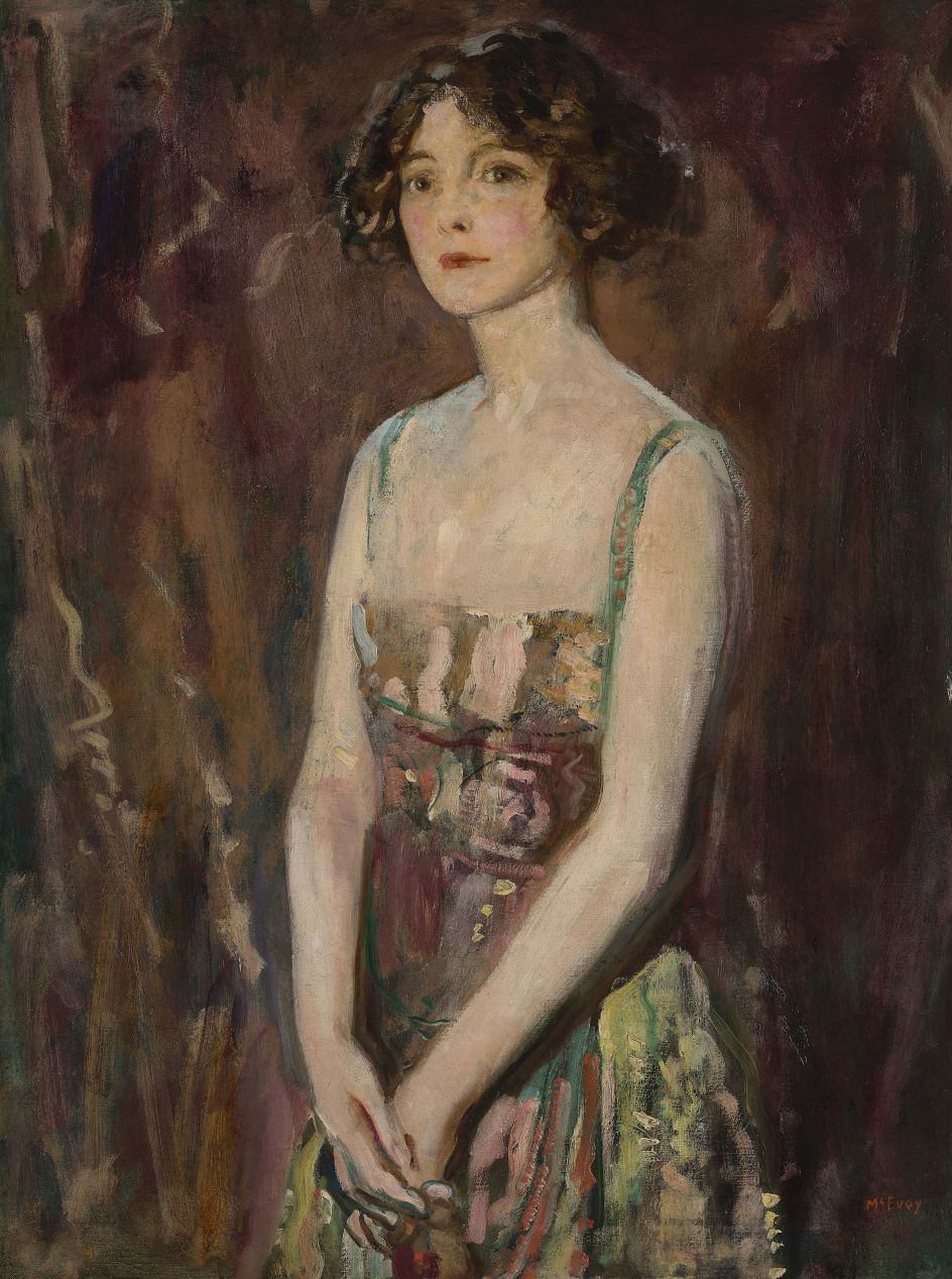 Portrait of a Lady, c.1920 – Ambrose McEvoy (1877-1927). Copyright Philip Mould & Company