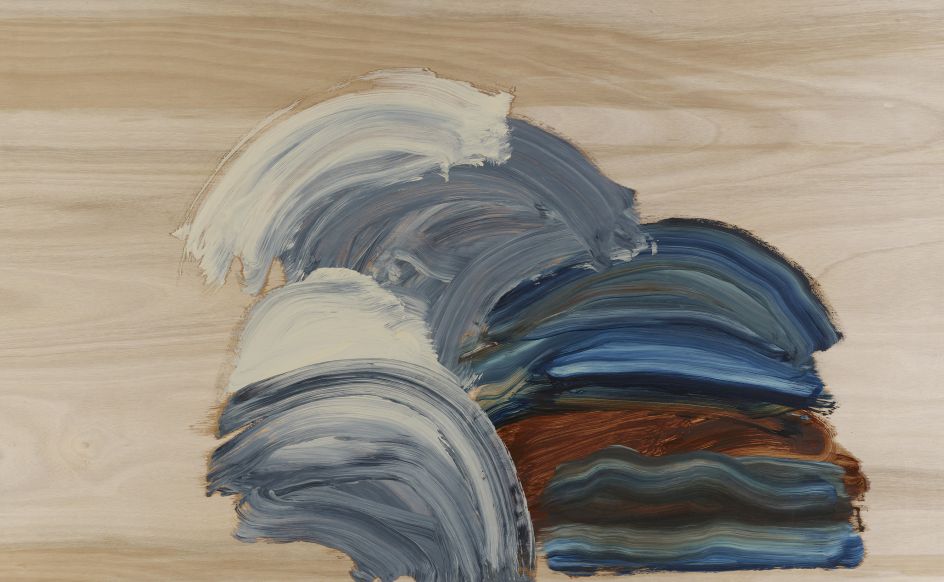 Howard Hodgkin Arriving, 2013–14 Oil on wood, 118.7 x 192.8cm | Credit: © Howard Hodgkin Courtesy the artist and Gagosian