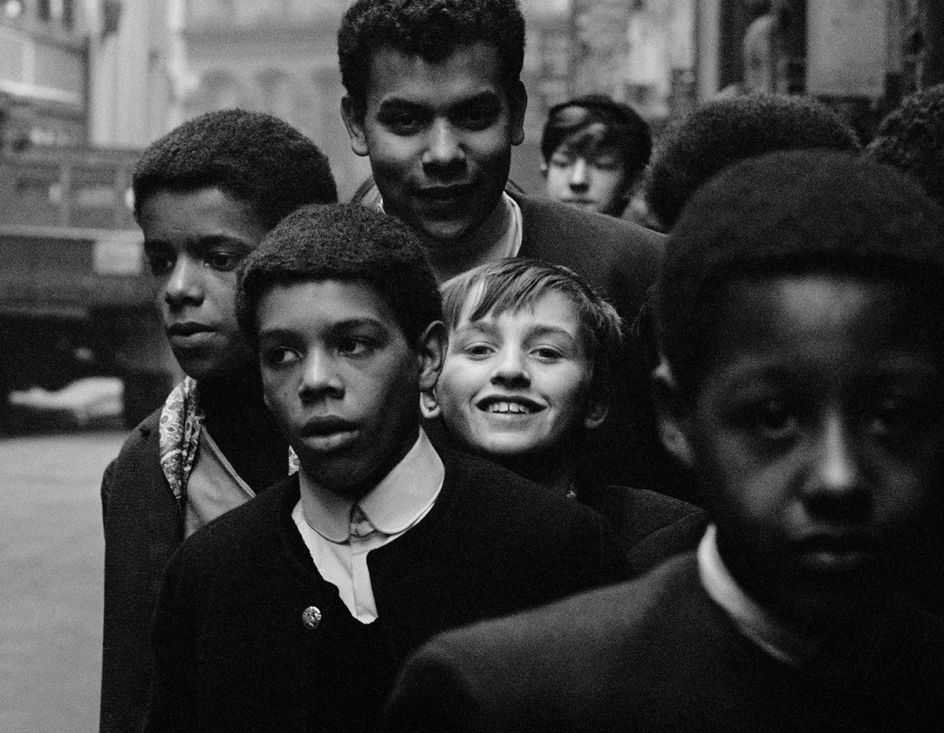 Astrid Kirchherr, Boys outside of the Cavern Club, 1964