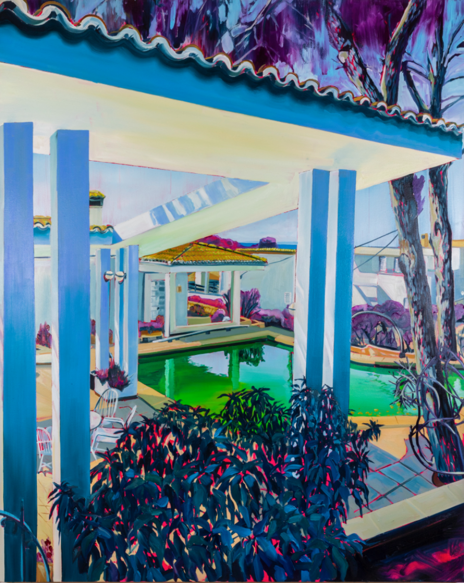 American House (2019), Rex Southwick. Oil on canvas, 122x153cm