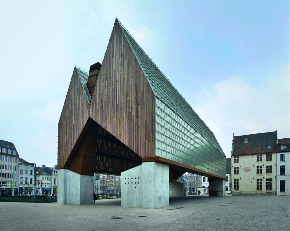 Market Hall, Ghent, Belgium, Marie-José Van Hee and Robbrecht & Daem, 2012. Picture credit: Klaas Vermaas