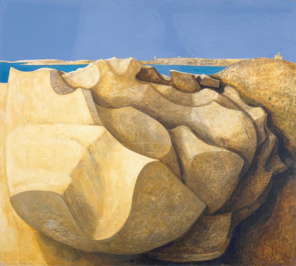 Wilhelmina Barns-Graham, Rocks, St Mary’s, Scilly Isles, 1953, City Art Centre, City of Edinburgh Museums and Galleries © Wilhelmina Barns-Graham Trust