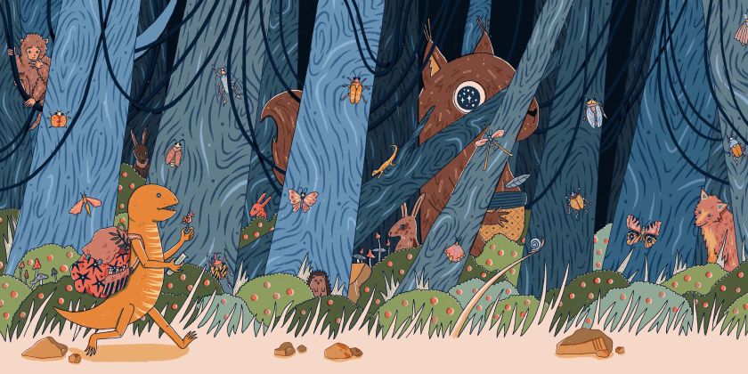 Esther Tang's gloriously textural illustrations help her connect to the world emotionally