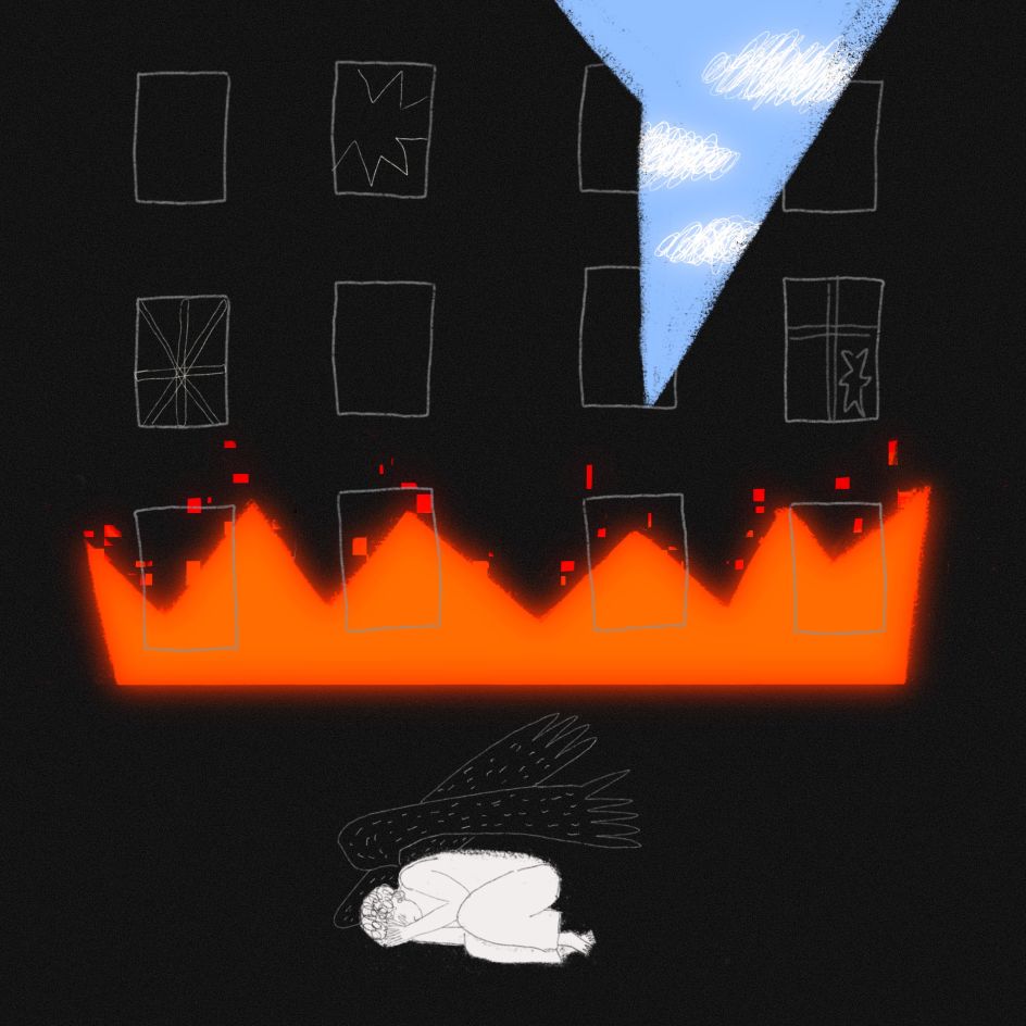 New Talent Editorial Category Winner (Sponsored By Procreate): My 2022 From The Shelter by Kateryna Savchuk