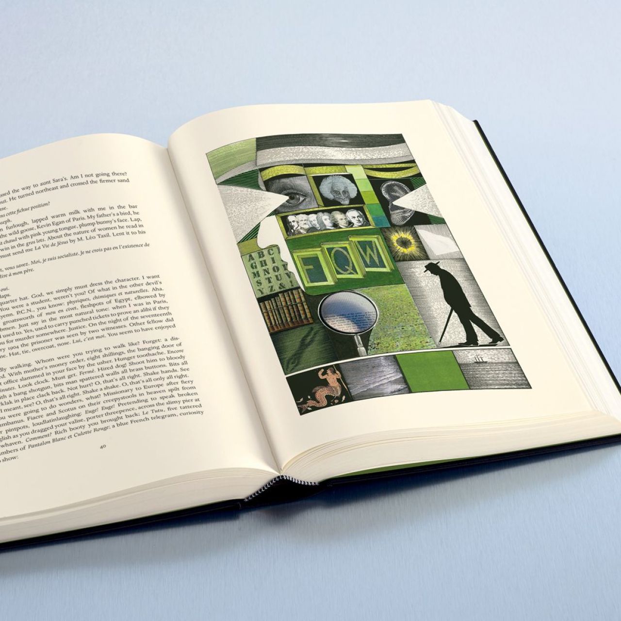 Illustration © John Vernon Lord 2017 from The Folio Society edition of James Joyce's Ulysses. Image courtesy of [The Folio Society](http://www.foliosociety.com/)