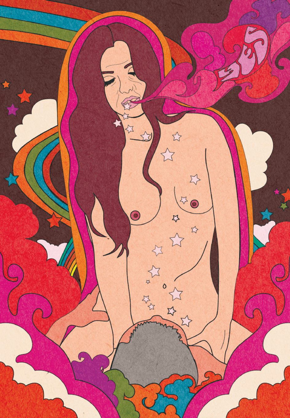 Golden Daze Illustration