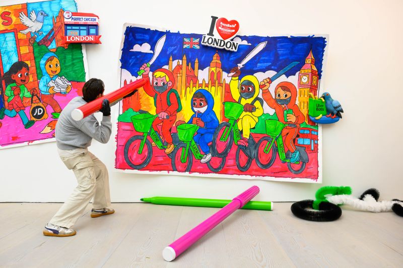 بريست في لندن  
معرض جديد يجمع الفن الساذج بالقضايا الكبرى