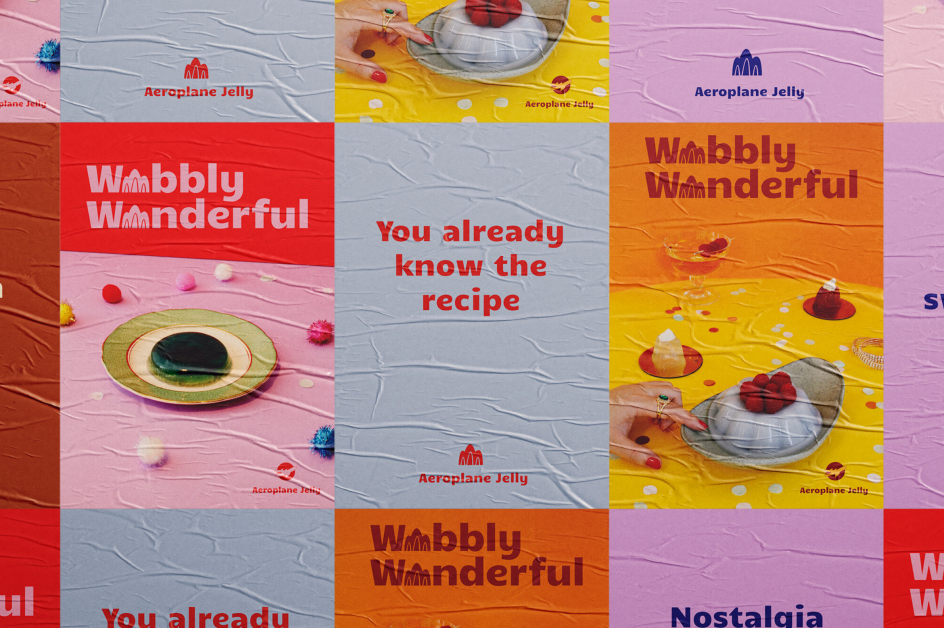 Campaign for Aeroplane Jelly by Van Low