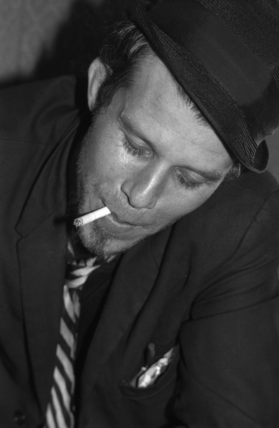 Tom Waits © Gary Green, from the book When Midnight Comes Around published by STANLEY/BARKER