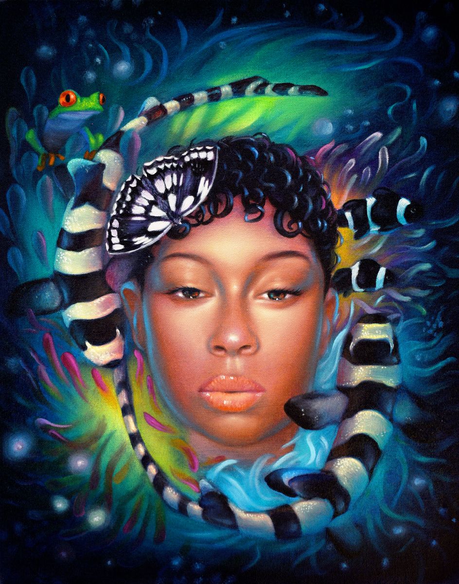 Bondi Bae, 2020, oil on canvas, 20 x 16 inches © Ryan Martin