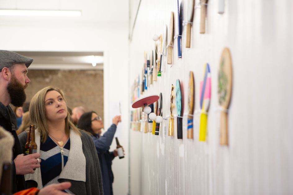 Photograph from the launch night