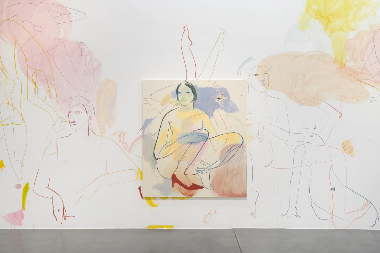 2020 France-Lise McGurn, Percussia, Simon Lee Gallery, London, Installation view Courtesy the artist and Simon Lee Gallery. © France-Lise McGurn