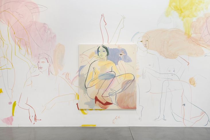 2020 France-Lise McGurn, Percussia, Simon Lee Gallery, London, Installation view Courtesy the artist and Simon Lee Gallery. © France-Lise McGurn