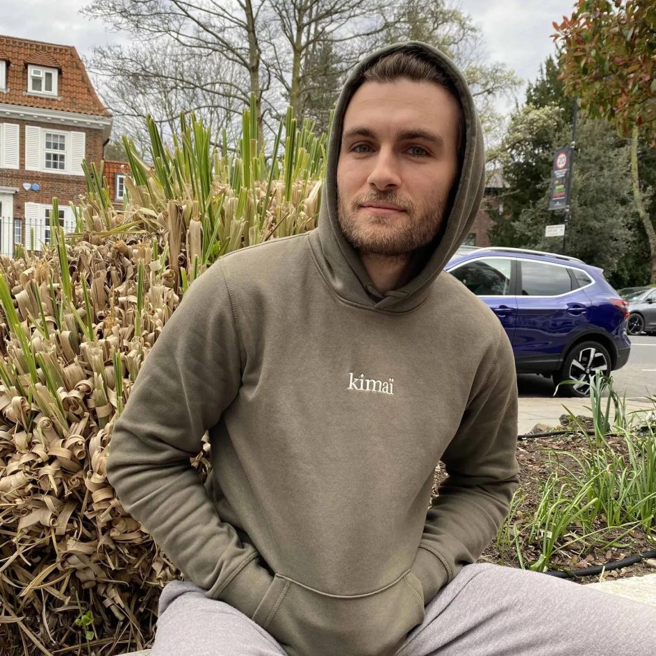 This brushed sweatshirt is made from 85% organic ring-spun combed cotton and 15% recycled polyester. It's also vegan approved and has Oeko-Tex, GOTS and Fairwear certifications