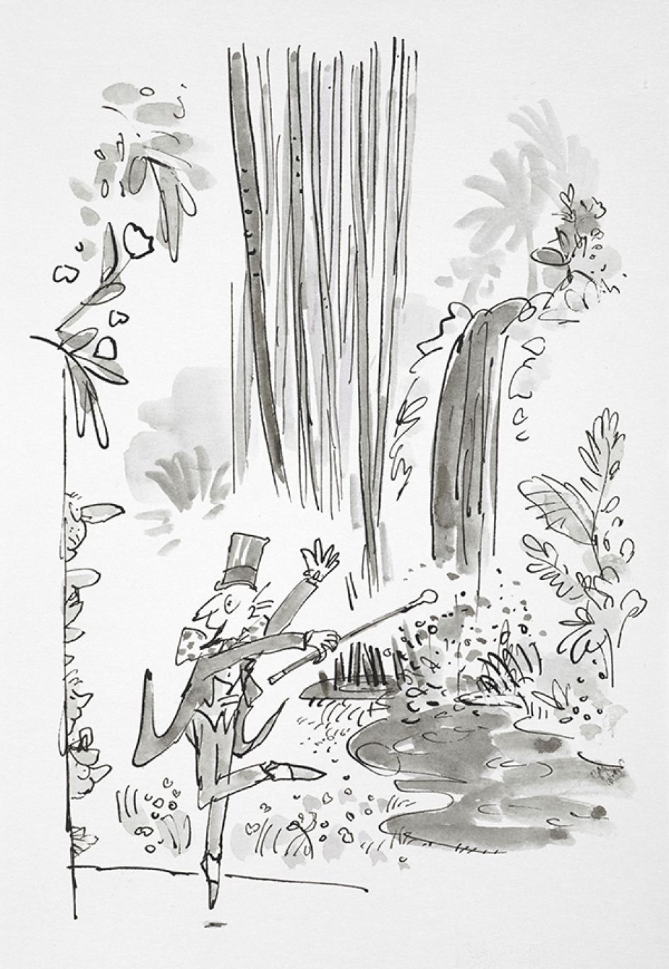 Charlie and the Chocolate Factory by Roald Dahl original artwork, illustrations (c) Quentin Blake