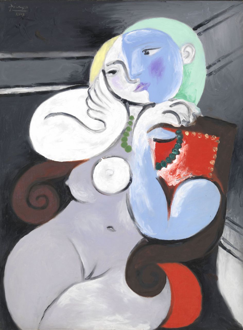 Pablo Picasso Nude Woman in a Red Armchair (Femme nue dans un fauteuil rouge) 1932 Oil paint on canvas 1299 x 972 mm Tate. Purchased 1953 © Succession Picasso/ DACS London, 2017