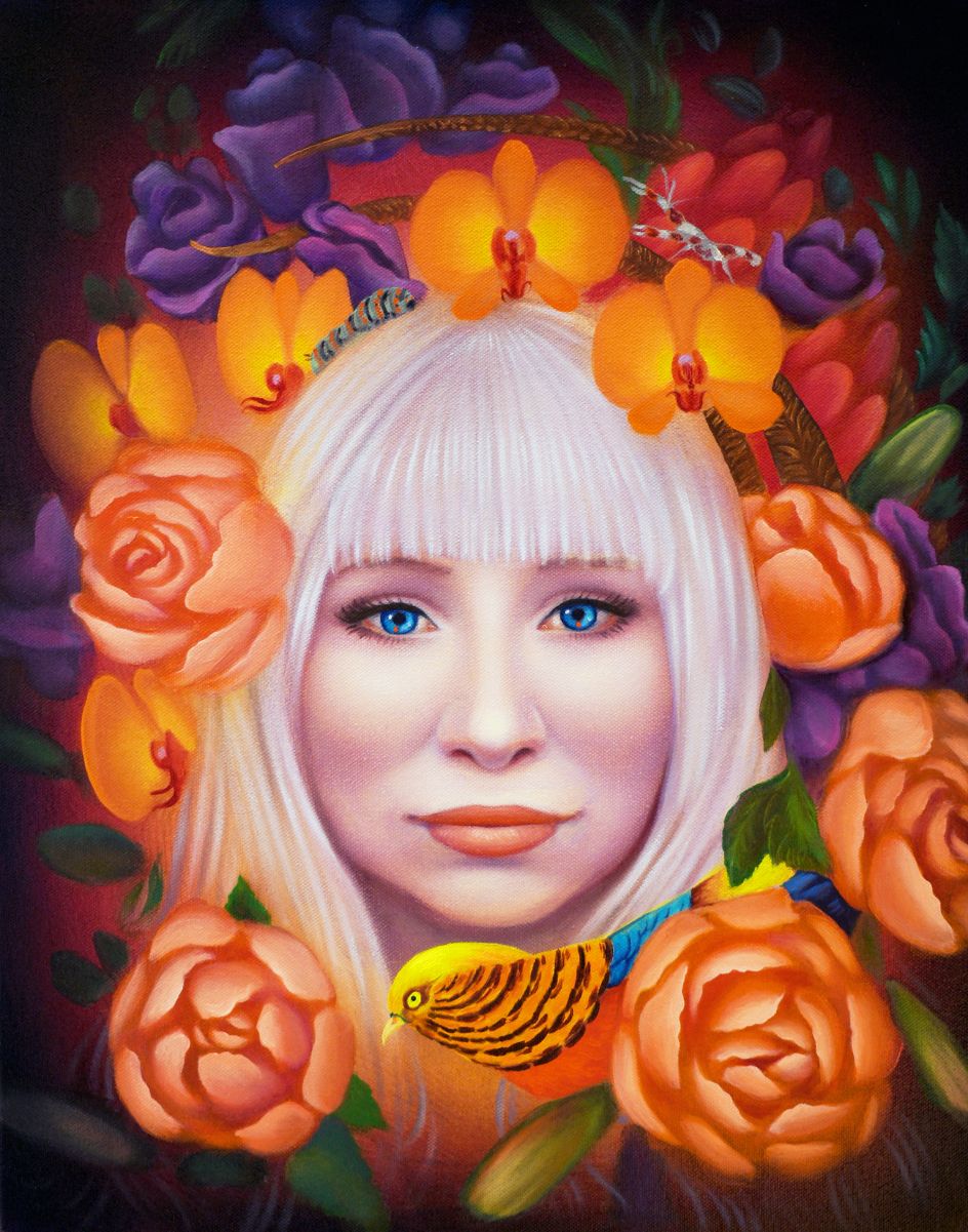 Rosa Fleek, 2020, oil on canvas, 20 x 16 inches © Ryan Martin