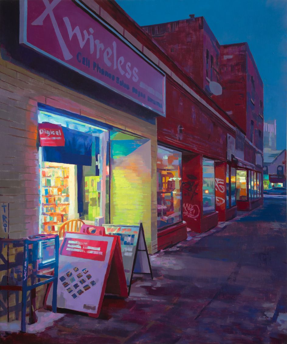 Keita Morimoto, Portal, 2019, acrylic and oil on panel, 36 x 30 in., courtesy of Nicholas Metivier Gallery, Toronto