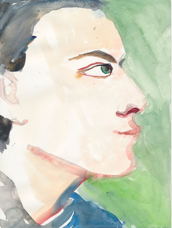 Chantal Joffe, A Letter in Mind 2019