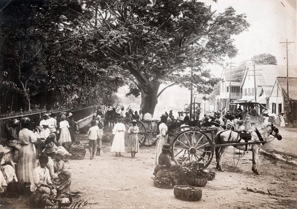 Street View, Kingston, Jamaica. James Valentine & Sons, 1891. Courtesy Caribbean Photo Archive / Autograph ABP