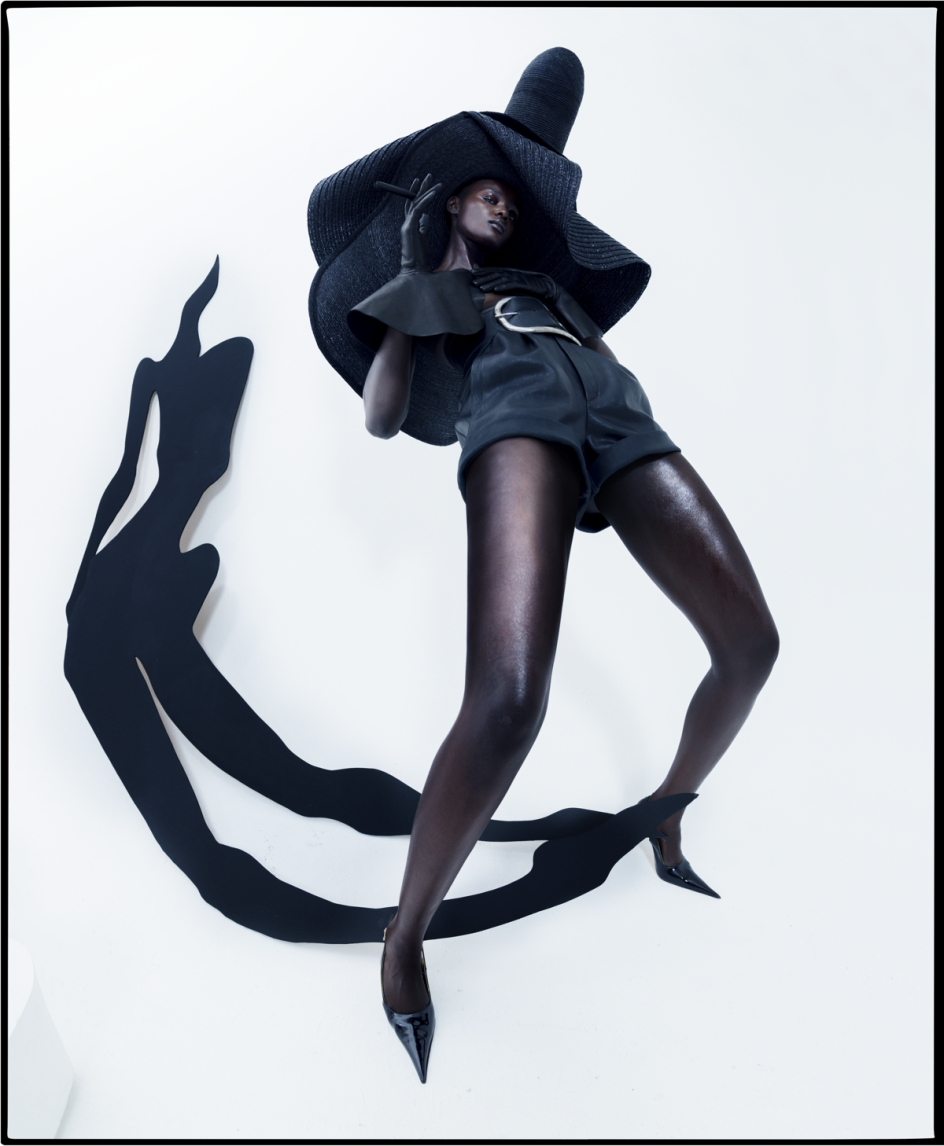 Duckie Thot, Aubrey’s shadow Fashion: Saint Laurent London, 2017 © Tim Walker Studio
