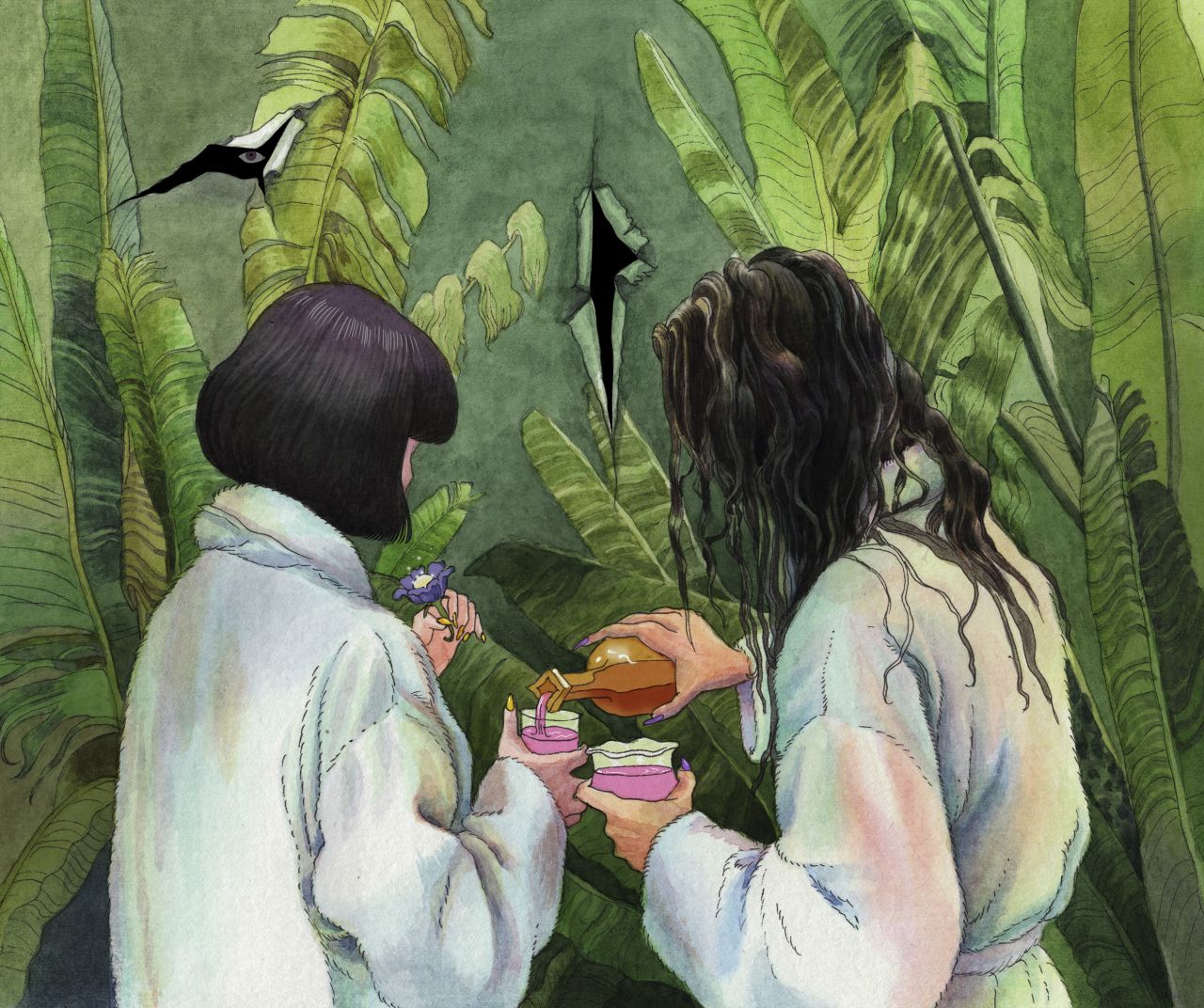 Gloomy and mysterious Julia Petrova's latest artworks blend the