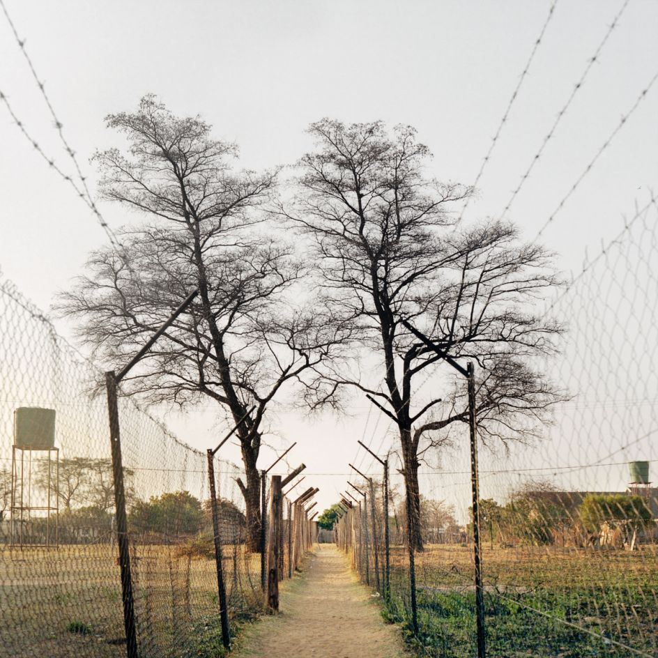 Homeland, Pankop, Passage dividing primary and high school, former Kwandebele, 2009; Courtesy of the artist and Goodman Gallery