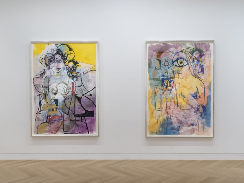 © George Condo Installation View, courtesy of the gallery