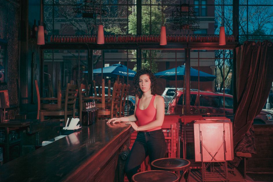 Leta Renée-Alan, actress & waitress at an Italian Restaurant