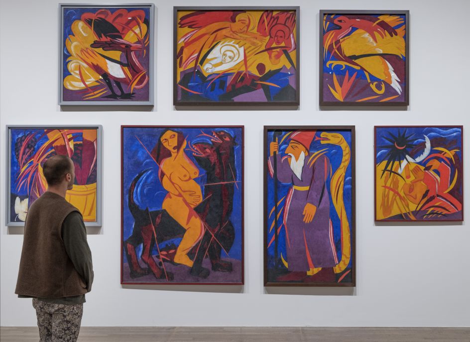 Natalia Goncharova at Tate Modern, 2019. Photo: © Tate Photography (Matt Greenwood)