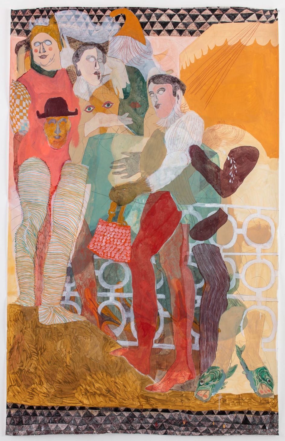 Ella Walker, The Cook the Thief his Wife & Her Lover, 2018 © the artist, Courtesy Huxley-Parlour Gallery