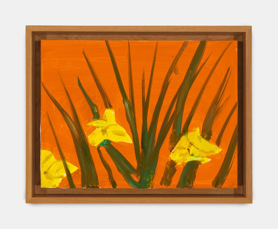 Alex Katz, Iris Study 7, 2019. © [2019] Alex Katz / VAGA at Artists Rights Society (ARS), NY