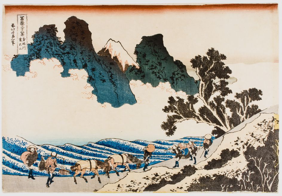 Katsushika Hokusai – The Back of Fuji from the Minobu River Copyright: © TASCHEN/Philadelphia Museum of Art
