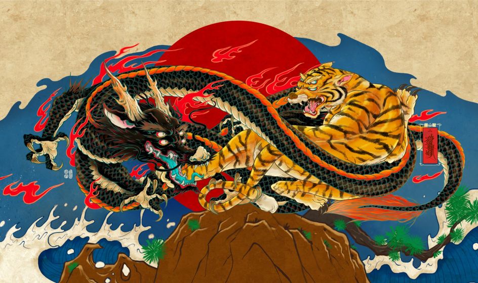 Legendary Beast Illustration by Daybreak Li. Winner in the Graphics and Visual Communication Design Category, 2019-2020.