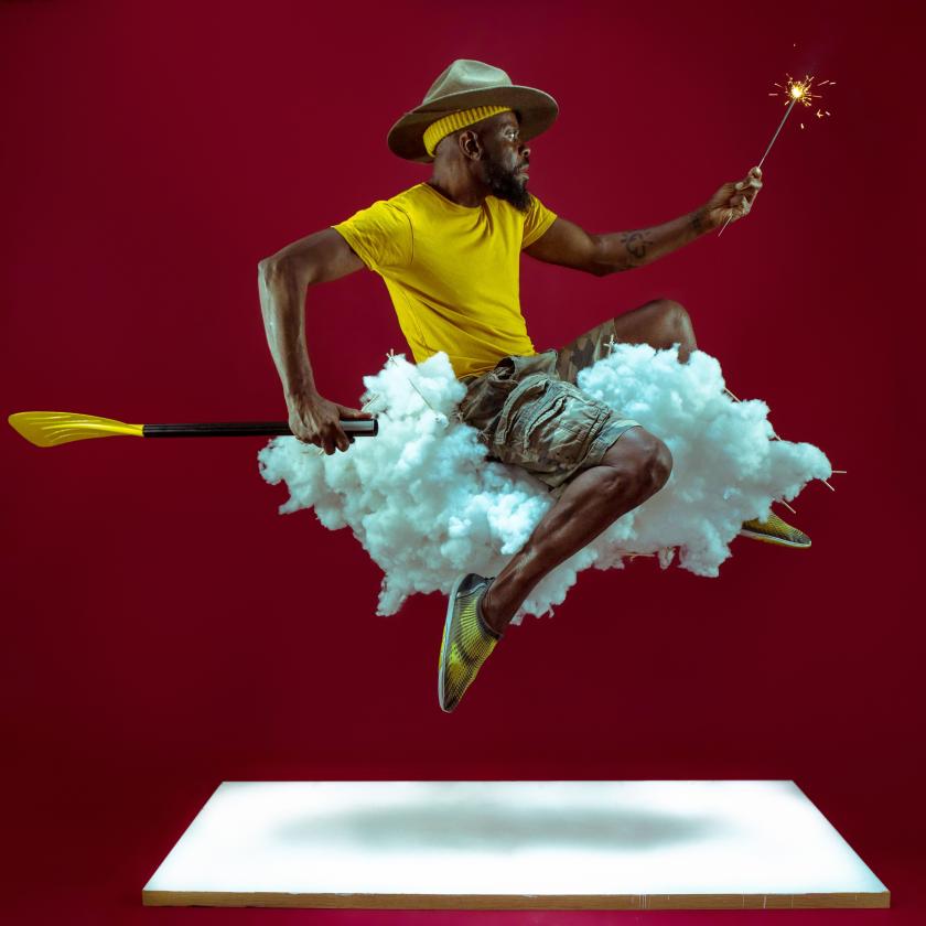 Going Home, 2019, by Benji Reid