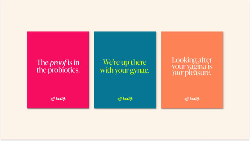 Unfound Studio designs VJJ Health: the new cool aunty of women's wellness