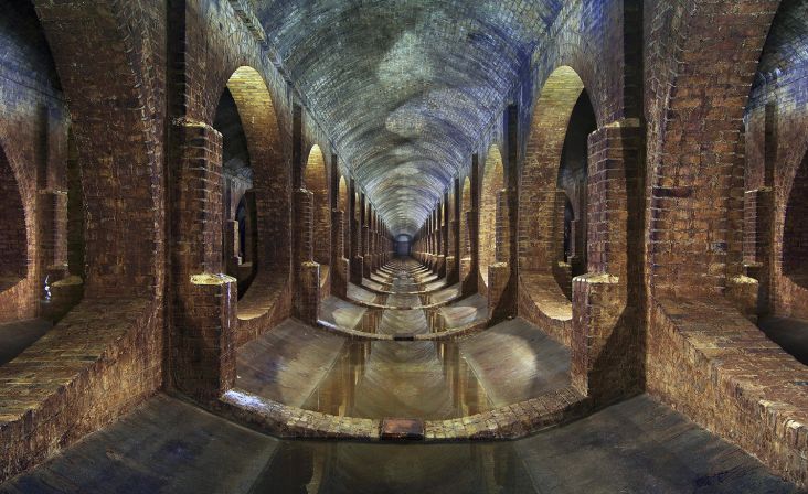 Photographer: Matt Emmett Covered Reservoir, Finsbury Park, London, United Kingdom  Architect: East London Water Works Company 1868