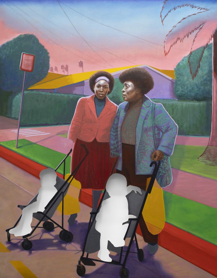 From a Tropical Space, 2019 © Titus Kaphar. All images courtesy of the artist and gallery.