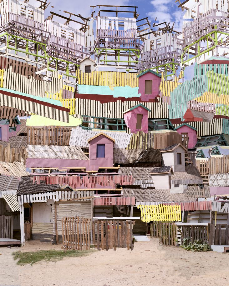 Untitled (Paarl stacks), 2016 © Nico Krijno courtesy Beetles + Huxley