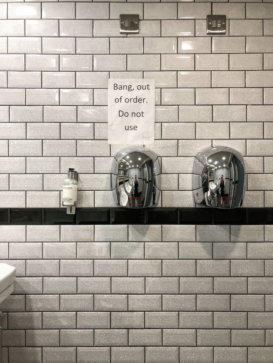 All images from Hand Dryers by Samuel Ryde, published by Unicorn, £10  © [Samuel Ryde](http://www.samuelryde.com) 2020