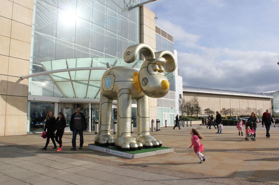 Giant Gromit sculpture designed for a Hong Kong exhibition