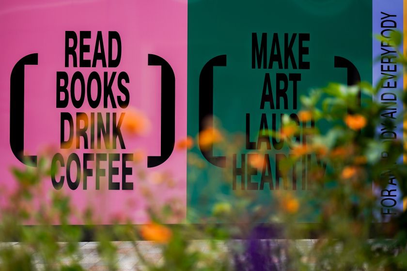 Branding for new cultural hub inspired by Brutalism and community artwork