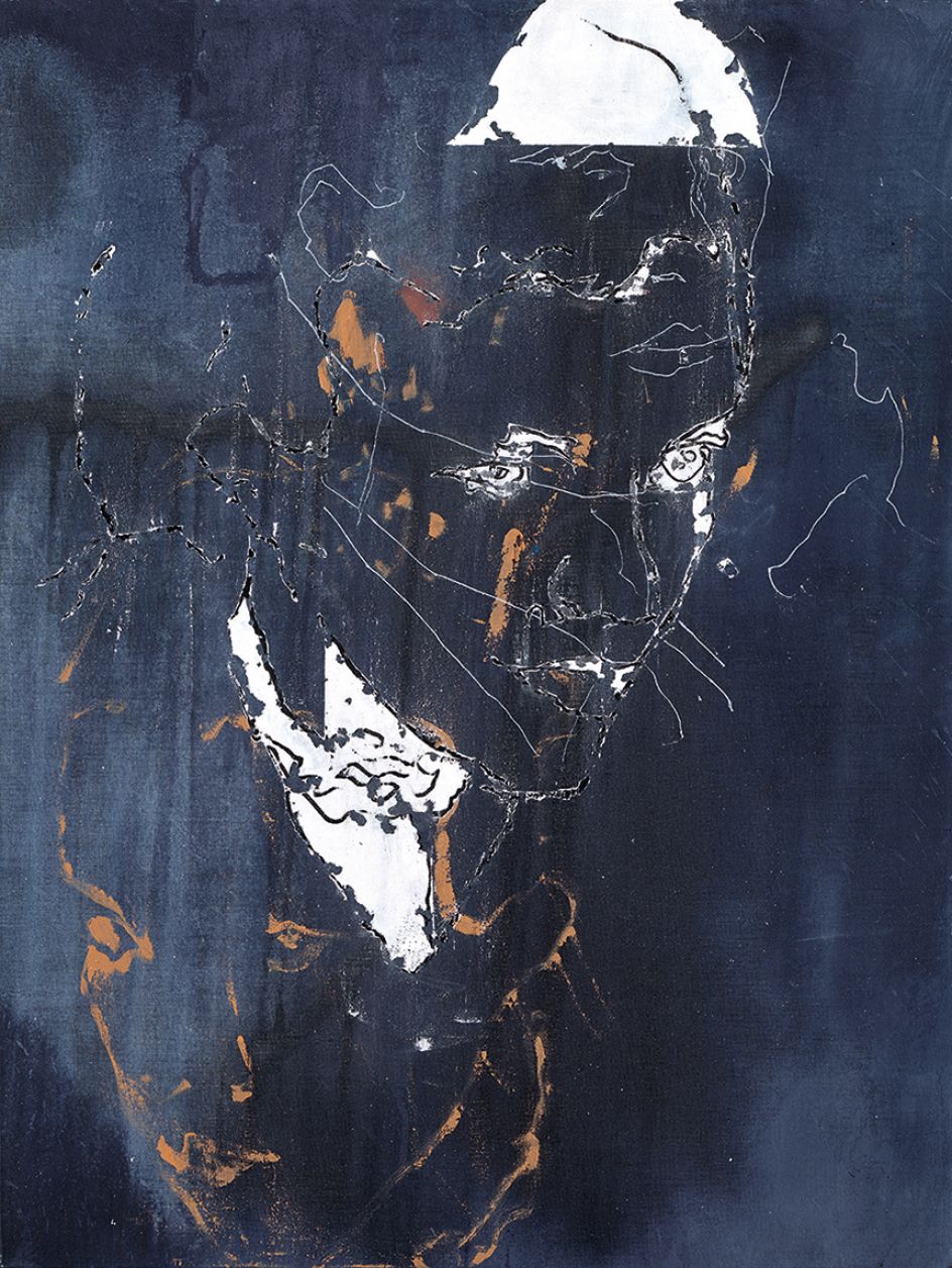 Secundino Hernández Entrance, 2017 Acrylic, alkyd and oil on linen 84.5 x 63.4 cm (33 1/4 x 25 in) Courtesy the Artist and Victoria Miro, London © Secundino Hernández