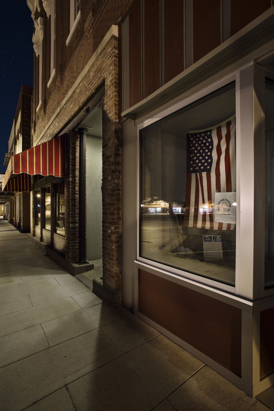 The ultimate icon of American patriotism, the way red, white and blue are used to express one’s pride and loyalty is evident all across the USA; sometimes flown with brash presence and at other times positioned more subtly.